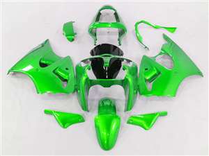 Motorcycle Fairings Kit - Kawasaki 2000-2002 ZX6R and 2005-2009 ZZR600 Monster Green Fairings | NK60002-50