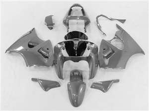 Motorcycle Fairings Kit - Charcoal Kawasaki 2000-2002 ZX6R and 2005-2009 ZZR600 Motorcycle Fairings | NK60002-51