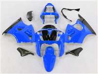 Motorcycle Fairings Kit - Kawasaki 2000-2002 ZX6R and 2005-2009 ZZR600 Blue Fairings | NK60002-53