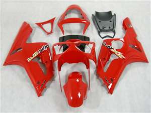 Motorcycle Fairings Kit - 2003-2004 Kawasaki ZX6R Gloss Red Fairings | NK60304-14