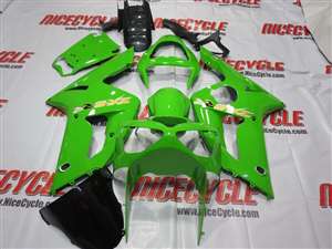 Motorcycle Fairings Kit - 2003-2004 Kawasaki ZX6R Green Fairings | NK60304-2