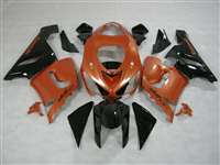 Motorcycle Fairings Kit - 2005-2006 Kawasaki ZX6R Metallic Orange Fairings | NK60506-19
