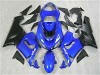 Motorcycle Fairings Kit - 2005-2006 Kawasaki ZX6R Plasma Blue Fairings | NK60506-29