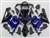 Motorcycle Fairings Kit - 2005-2006 Kawasaki ZX6R Blue Tribal Fairings | NK60506-48