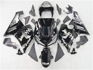 Motorcycle Fairings Kit - 2005-2006 Kawasaki ZX6R West Fairings | NK60506-8