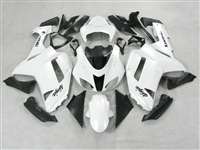 Motorcycle Fairings Kit - 2007-2008 Kawasaki ZX6R Gloss White Fairings | NK60708-17