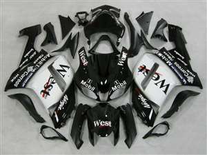 Motorcycle Fairings Kit - 2007-2008 Kawasaki ZX6R West Fairings | NK60708-21