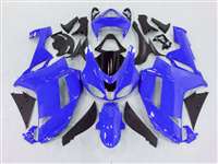 Motorcycle Fairings Kit - 2007-2008 Kawasaki ZX6R Bright Blue Fairings | NK60708-30