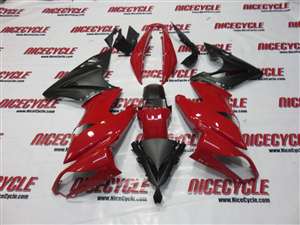 Motorcycle Fairings Kit - 2009-2011 Kawasaki Ninja 650R / ER6s Deep Red Fairings | NK60911-6