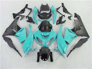 Motorcycle Fairings Kit - 2009-2012 Kawasaki ZX6R Blue Teal Fairings | NK60912-16