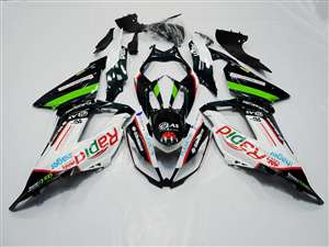 Motorcycle Fairings Kit - 2013-2018 Kawasaki ZX6R Race Style Fairings | # 3161-23 NK61317-2