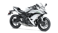 Motorcycle Fairings Kit - 2017-2022 Kawasaki Ninja 650R / ER6s White Fairings | NK61719-5