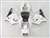 Motorcycle Fairings Kit - 1997-2003 Kawasaki ZX-7R White Fairings | NK79703-5