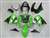 Motorcycle Fairings Kit - 2000-2001 Kawasaki ZX9R Green/White Fairings | NK90001-2