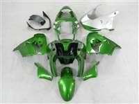 Motorcycle Fairings Kit - 2002-2003 Kawasaki ZX9R Eurobet Race Green Fairings | NK90203-7