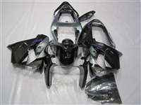 Motorcycle Fairings Kit - 1994-1997 Kawasaki ZX9R Black/Charcoal Fairings | NK99497-2