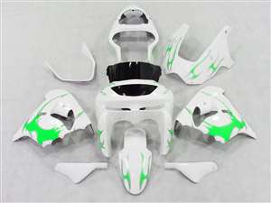 Motorcycle Fairings Kit - 1998-1999 Kawasaki ZX9R Bright Green Tribal Fairings | NK99899-1