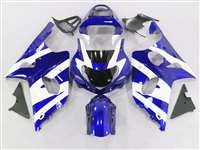 Motorcycle Fairings Kit - 2000-2002 Suzuki GSXR 1000 Plasma Blue/White Fairings | NS10002-18
