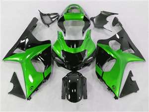 Motorcycle Fairings Kit - 2000-2002 Suzuki GSXR 1000 Monster Green Fairings | NS10002-7