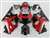 Motorcycle Fairings Kit - 2000-2002 Suzuki GSXR 1000 Explosive Red Fairings | NS10002-8