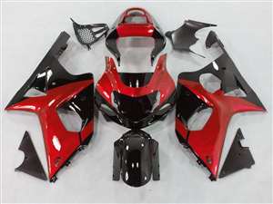 Motorcycle Fairings Kit - 2000-2002 Suzuki GSXR 1000 Explosive Red Fairings | NS10002-8