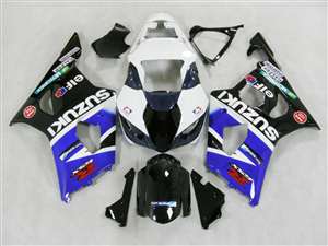 Motorcycle Fairings Kit - 2003-2004 Suzuki GSXR 1000 Blue/White/Black Fairings | NS10304-23