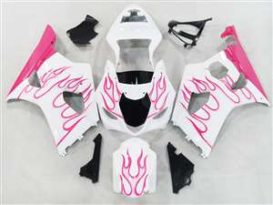 Motorcycle Fairings Kit - Pink Fire 2003-2004 Suzuki GSXR 1000 Motorcycle Fairings | NS10304-26