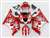 Motorcycle Fairings Kit - 2003-2004 Suzuki GSXR 1000 Dark Red Fire Fairings | NS10304-31