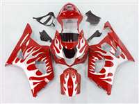 Motorcycle Fairings Kit - 2003-2004 Suzuki GSXR 1000 Dark Red Fire Fairings | NS10304-31