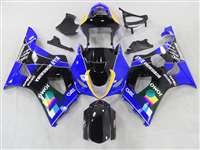 Motorcycle Fairings Kit - 2003-2004 Suzuki GSXR 1000 Blue Jomo Moto GP Fairings | NS10304-4