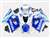 Motorcycle Fairings Kit - Samsung Blue 2003-2004 Suzuki GSXR 1000 Motorcycle Fairings | NS10304-6