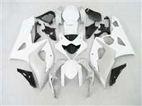 Motorcycle Fairings Kit - Silver/White 2005-2006 Suzuki GSXR 1000 Motorcycle Fairings | NS10506-1