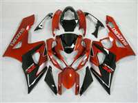 Motorcycle Fairings Kit - 2005-2006 Suzuki GSXR 1000 Burnt Orange/Black Fairings | NS10506-17