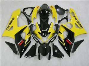 Motorcycle Fairings Kit - Black/Yellow 2005-2006 Suzuki GSXR 1000 Motorcycle Fairings | NS10506-29