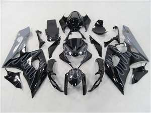 Motorcycle Fairings Kit - 2005-2006 Suzuki GSXR 1000 Silver Fire Fairings | NS10506-39