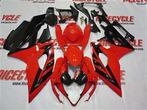 Motorcycle Fairings Kit - 2005-2006 Suzuki GSXR 1000 Red OEM Style Fairings | NS10506-8