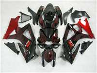 Motorcycle Fairings Kit - 2007-2008 Suzuki GSXR 1000 Blazing Red Fairings | NS10708-12