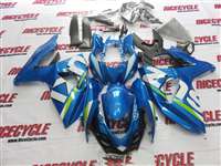 Motorcycle Fairings Kit - 2009-2016 Suzuki GSXR 1000 Metallic Blue OEM Style Fairings | NS10916-26