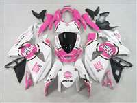 Motorcycle Fairings Kit - 2009-2016 Suzuki GSXR 1000 Pink Lucky Strike Fairings | NS10916-7