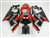 Motorcycle Fairings Kit - 2000-2003 Suzuki GSXR 600 750 Black/Red OEM Style Fairings | NS60003-18