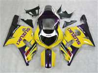 Motorcycle Fairings Kit - 2000-2003 Suzuki GSXR 600 750 Yellow OEM Style Fairings | NS60003-22