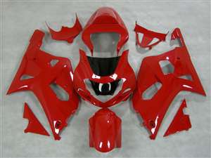 Motorcycle Fairings Kit - Solid Red 2000-2003 Suzuki GSXR 600 750 Motorcycle Fairings | NS60003-27