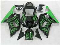 Motorcycle Fairings Kit - Fire Green 2000-2003 Suzuki GSXR 600 750 Motorcycle Fairings | NS60003-7