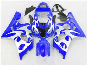 Motorcycle Fairings Kit - Blue Tribal 2004-2005 Suzuki GSXR 600 750 Motorcycle Fairings | NS60405-29