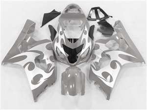 Motorcycle Fairings Kit - Grey Tribal 2004-2005 Suzuki GSXR 600 750 Motorcycle Fairings | NS60405-30