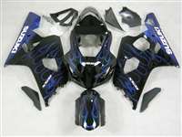 Motorcycle Fairings Kit - 2004-2005 Suzuki GSXR 600 750 Fire and Ice Fairings | NS60405-42