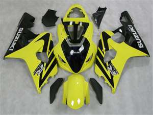 Motorcycle Fairings Kit - Yellow/Black 2004-2005 Suzuki GSXR 600 750 Motorcycle Fairings | NS60405-49