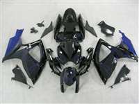 Motorcycle Fairings Kit - Blue Flames 2006-2007 Suzuki GSXR 600 750 Motorcycle Fairings | NS60607-28