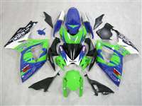 Motorcycle Fairings Kit - 2006-2007 Suzuki GSXR 600 750 Green Alstare Corona Fairings | NS60607-35