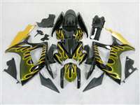 Motorcycle Fairings Kit - 2006-2007 Suzuki GSXR 600 750 Yellow Blaze Fairings | NS60607-36